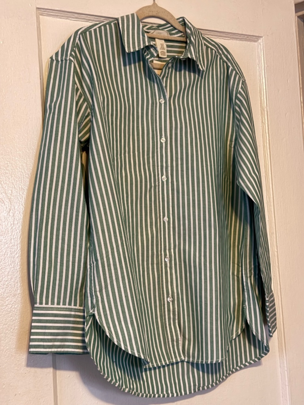 H&M Green Cotton Shirt